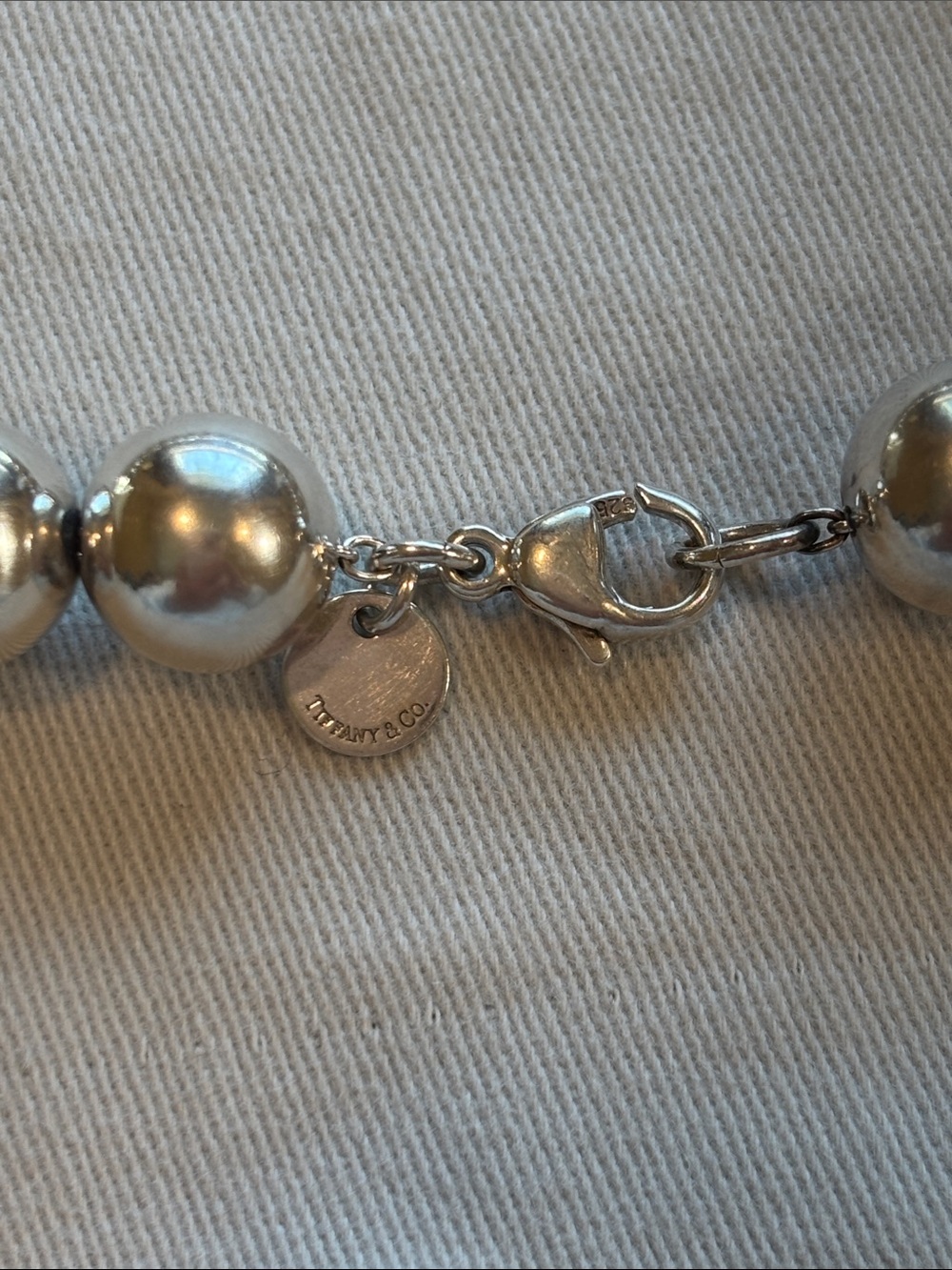 Tiffany & Co. Silver Bead Necklace